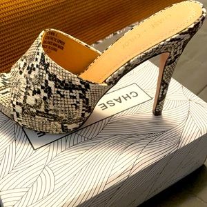 Never worn slip on heel